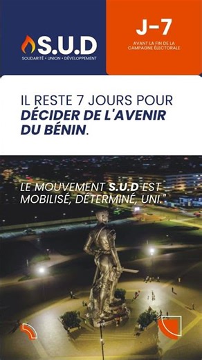 Le Bénin avance, porté par une vision claire et une détermination collective.