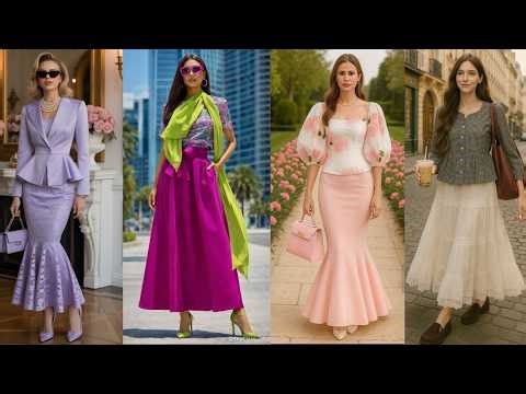 Trendy New Summer Long SKIRTS Outfit ideas For 2026