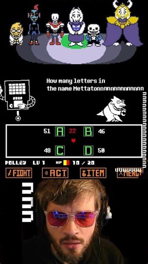 How many Letters innnnnnn - UNDERTALE Game Play