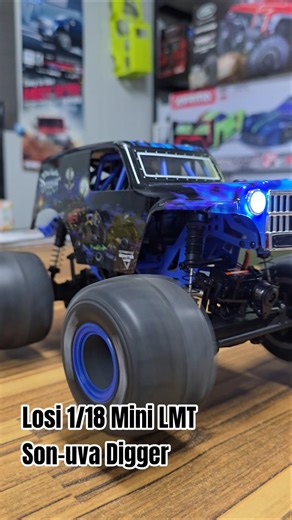 [RC CAR 알씨카]_풀스로틀 시리즈! 로시 정통몬스터트럭 미니 LMT(Feat. Losi 1/18 Mini LMT Son-Uva Digger)
