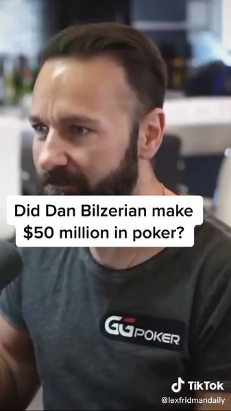 Did Dan Bilzerian make $50 million in poker? Taken from episode #324 of the #lexfridman #podcast #poker #EndlessJourney #danielnegreanu #danbilzarian