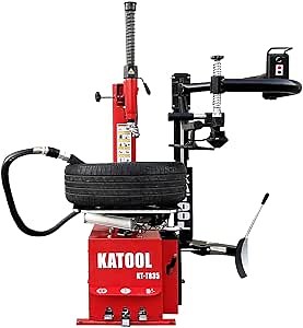 KT-T835 26” in Bead Blaster Tire Changer Machine 2.0HP Bead Blaster Motor Single Machine Rim Clamp