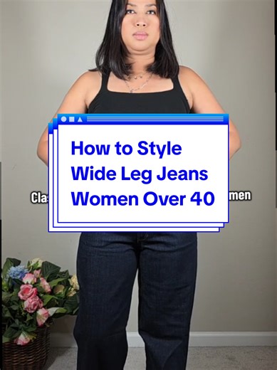 Flattering Wide-Leg Trouser Jeans for Midsize Women