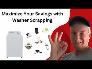 How To Salvage Parts from a Rusted Washing Machine: Disassembly & Reuse Guide