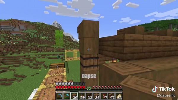 Exploring a Barn in Minecraft Java Edition