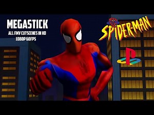 Spider-Man PS1 All Cutscenes - (Restored) (1080p - 60fps)