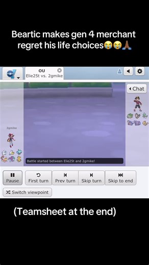 Only did this to prove Beartic the goat and can compete anywhere😭✌🏾 #pokemon #pokemontiktok #poketok #pokecommunity #pokemonshowdown