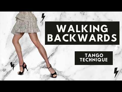 HOW TO WALK BACKWARDS IN TANGO- TECHNIQUE TO WALK ELEGANTLY IN ARGENTINE TANGO l Dagny Arizona