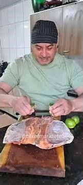 Preparing a fish for baking #food #recipe #fish