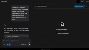 7.3K views · 93 reactions | It’s time ⏰ to save hours on presentation prep! Gemini can now help you instantly create #GoogleSlides presentations from a simple prompt or uploaded document. Gemini generates the first draft—complete with themes and images—so educators can focus on instructional strategy, and students can focus on the project at hand. Learn how to transform notes into slides: goo.gle/49Lp1ti | Google for Education | Facebook