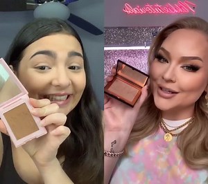 trying out a NEW beauty hack by one of my favorite YouTubers! what do you think?💗💗 @nikkietutorials #makeup #makeuphack