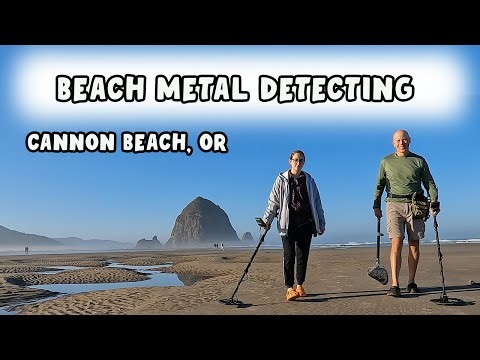 Road Trip Beach Metal Detecting | Cannon Beach, Oregon
