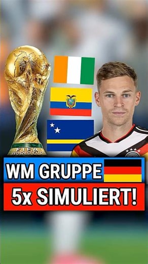Deutschland WM Gruppe 2026 5x SIMULIERT - Überstehen sie Curaçao, Ecuador & Elfenbeinküste? 🇩🇪⚽
