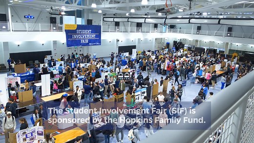 Take a glimpse into this year's Student Involvement Fair! The event, hosted by the Johns Hopkins Leadership Engagement and Experiential Development office, is an opportunity for students to explore the hundreds of student-run organizations available to join on campus. At Johns Hopkins University, students looking to get more involved can choose from nearly 400 organizations, many of which had booths at the fair to engage with incoming freshmen and returning students. The fair is one of many even