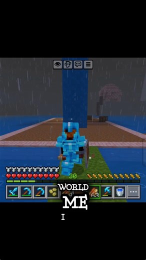 we make a working exp farm in my Minecraft world 🌎 #minecraft #shorts @wHARD.G.A.K