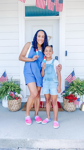 Sharpe Tie Dye Shoes! I saw a reel where someone made rainbow tie dye shoes and used sharpie and rubbing alcohol so I instantly thought of bomb pop shoes for the 4th! Matching my mini of course! All you do is scribble on your shoes, spray or brush them with rubbing alcohol, let them dry and then toss them in the wash. I threw a rag towel in to soak up any ink that may leak. We let them dry in the sun and they’re Soo fun! | Addiegtaylor