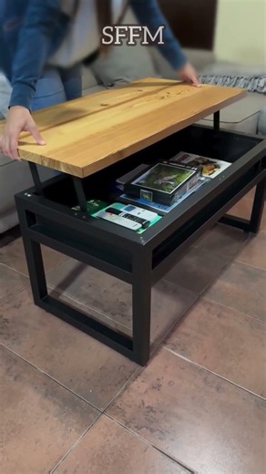 Transformable Coffee Table – Practical Computer Desk with Storage. 3622