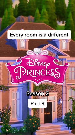 Disney Princess Merida Inspired Living Room Build in Sims 4