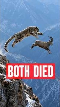 Hunting on a Cliff Face: Snow Leopard Mastery #predator #wildlifedoc #extreme