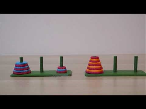 Torres de Hanoi. ¿Cómo se juega?