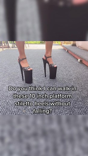 Mature Stiletto Diva: 10-Inch Extreme Heels | Walking in Heels Challenge