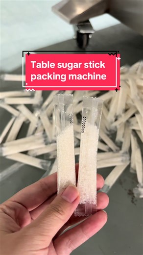 5g table sugar stick single sachet cup filling machine #packing #sugar