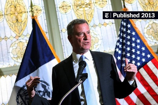De Blasio Is Elected New York City Mayor in Landslide