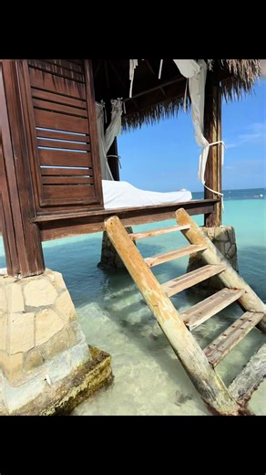 Here is your sign to book a trip to Sandals Jamaica Montego Bay! We have been blown away with the whole experience! The food and drinks and service. Private butler, unlimited food and drinks, private over water cabana. Will be hard to top this Thursday. #sandals #montegobay #jamaica #overwaterbungalow #butlerservice #allinclusive