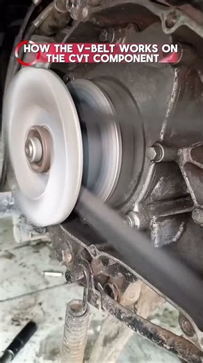 How a V-Belt Works in a CVT Transmission ⚙️