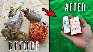 Melting Copper and Aluminum from Motors