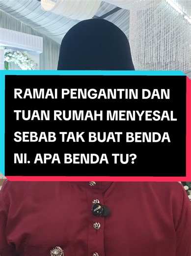 Ramai pengantin dan tuan rumah menyesal sebab tak buat benda ni. Apa benda tu? Tonton video sampai habis #Emcee #EmceePelbagaiMajlis #EmceeMajlisKahwin #EmceeShauqiHadi #EmceeWedding