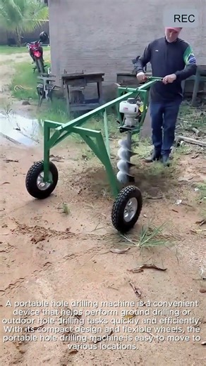 Portable Hole Drilling Machine Fast Powerful Efficient #viral #tools #smart #creative #drill