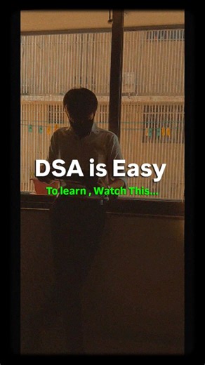 DSA is Hard? You’re Learning It Wrong ❌ #dsa #datastructures