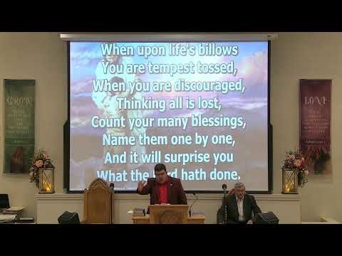 Grundy Church Sunday Evening Service Jan. 11 2026 Speaker Is Brother Dennis Wimmer.