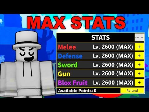 How To MAX EVERY STAT In Blox Fruits!