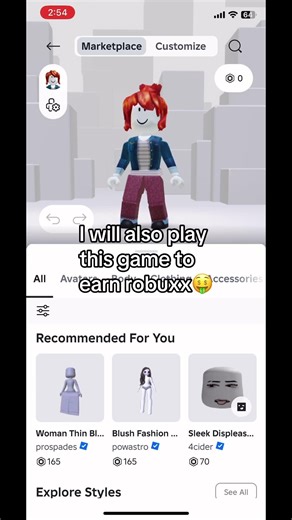 Saving for my dream avatar😋 Im also using app name RBXearny Byee!!😋❤️