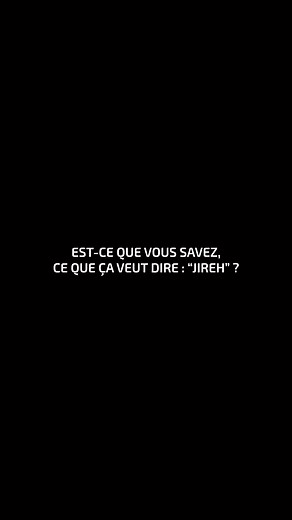 JIREH je n’ai que toi 🥹🙌 #louange #jireh #signification #fyp #worship #jesus #eglisemlk #mlkmusic | Eglise MLK