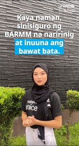 Isang paalala: Bahagi ng kapayapaan ang karapatan ng bawat bata. 🕊️ Alamin ang kalagayan ng mga bata sa Bangsamoro Region kasama ang UNICEF youth leaders na sina Dar at Mich! #BosesNgBatangBangsamoro #PeaceMonth2025 #ForEveryChild | UNICEF Philippines