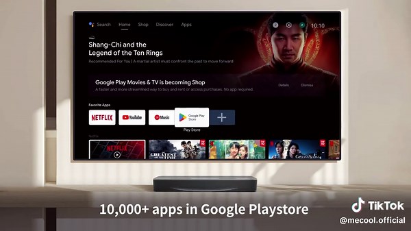 MECOOL KS3 Dolby Atmos Soundbar with 4K ATV Box - Netflix Certified