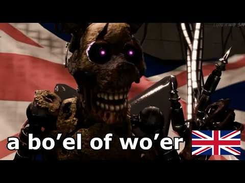 british guy laughs at fnaf memes for 5 minutes and 14 seconds
