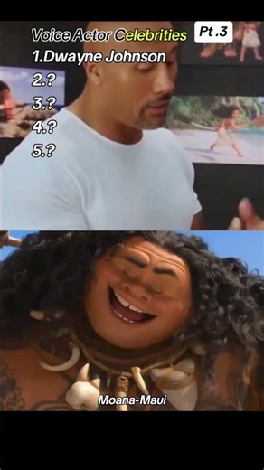 top 5 Voice Actor Celebrities #disney