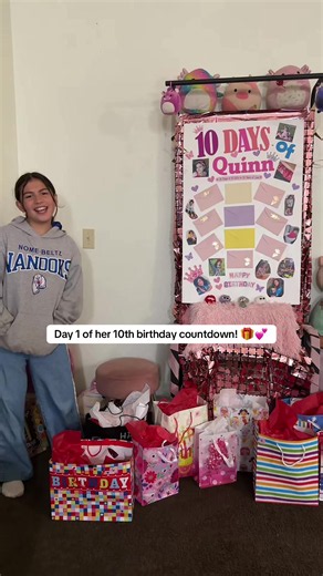 Day 1 of her birthday countdown! 🎁Just 10 days until her 10th birthday! Let the countdown begin! #pinaysaalaska #birthdaycountdown