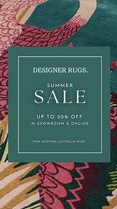 The Designer Rugs summer sale is here. Save up to 20% on selected styles and a massive 50% on discontinued stock. Shop exclusive designs online or in store from 27th Dec to 19th Jan. | Designer Rugs | Facebook