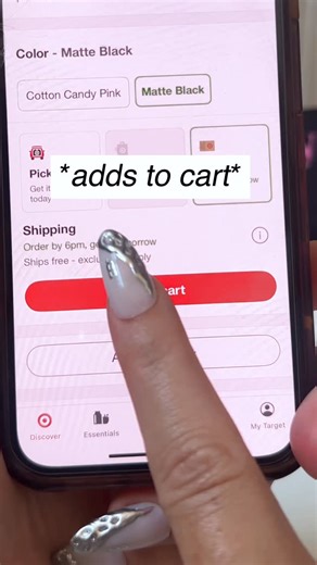 tippy type on Instagram: "*adds to cart*  we are available on the @target app and Target.com  add tippy type to your next Target haul and get it shipped straight to your door ️  press-ons by @lethalnewyorkofficial #target #targethaul #targetstyle #corporategirl #longnails #pressons"