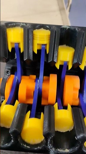 V8 ENGINE WORKING MODEL #3dprinting #engineering