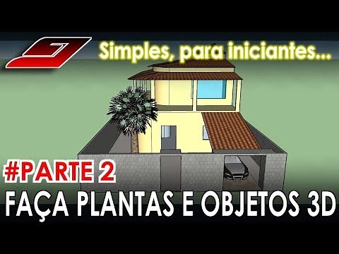 How to make a 3D HOUSE PLAN (Sketchup) - FOR BEGINNERS - PART 2 | Guajenet