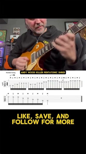 How is this so clean?! 🔥 This A minor pentatonic lick is unreal