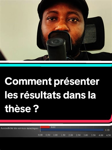 Quand tu présentes des résultats quantitatifs dans un mémoire ou une thèse, inutile de surcharger. 👉 Un tableau, un graphique ou un court texte suffit. Si tu utilises un graphique, ne répète pas exactement ce qu’il montre. Le graphique parle déjà. Le commentaire sert à compléter, pas à dupliquer : par exemple, le graphique affiche des pourcentages, et dans le texte tu précises les effectifs correspondants. Le graphique doit rester simple et lisible. À ce stade, pas d’interprétation. Tu présente