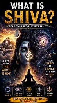 What is Shiva? | The Greatest Mystery of the Universe Explained | Shiva Means "That Which Is Not"