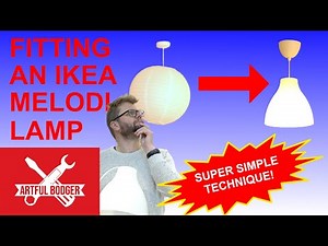 Check Out This Super Easy Tutorial On How To Fit An Ikea Melodi Pendant Lamp!